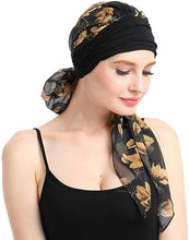 Carica l'immagine nel visualizzatore di Gallery, FocusCare la chemioterapia per il cancro cancro copricapo femminile turbante turbante scarfs pac Autumn Day