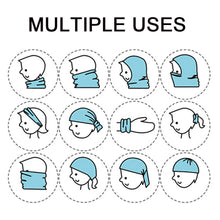 Carica l'immagine nel visualizzatore di Gallery, Danolt 4 PCS Multiuso Sciarpa per Bambini, 2 in 1 Cute Cappello del Cotone...