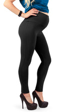 Carica l'immagine nel visualizzatore di Gallery, MAMAJEANS Paris - Leggings Premaman Coprenti, Con Bande Laterali, In Morbido... - Ilgrandebazar
