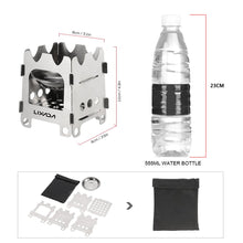 Carica l'immagine nel visualizzatore di Gallery, Lixada Fornello da Campeggio Portable Stufa Ultralight Pieghevole in Typ2 - Ilgrandebazar