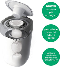 Carica l'immagine nel visualizzatore di Gallery, Tommee Tippee Ricariche per Mangiapannolini Avanzato Twist And Click, Con Pellicola Antibatterica Greenfilm Prodotta In Modo Biologico, 3 pezzi 3 ricariche