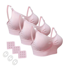Carica l'immagine nel visualizzatore di Gallery, Reggiseno allattamento senza cuciture  maternita' con pad...