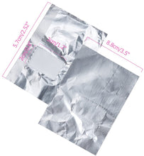 Carica l'immagine nel visualizzatore di Gallery, Lictin 200PCS Remover Foil Wraps del Rimuovere smalto gel per Unghie, Fogli di Alluminio per Rimuovere lo Smalto,Nail wraps di tamponi di cotone + Spingi Cuticole Professionale