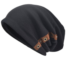 Carica l'immagine nel visualizzatore di Gallery, VECRY Uomo Berretti in Maglia Cappellini Skull Cotton Slouch Beanie...