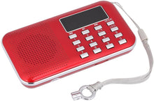 Carica l'immagine nel visualizzatore di Gallery, docooler Radio Altoparlanti Portatili Radio Portabile con Display LCD Supporto Lettore U Disco e Micro SD Card AUX MP3 Support USB Drive TF Card AUX-in Earphone-out