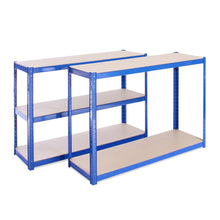 Carica l'immagine nel visualizzatore di Gallery, Scaffale per Garage - Scaffalatura - 180cm x 120cm x 40cm - Blu - 5 Blue