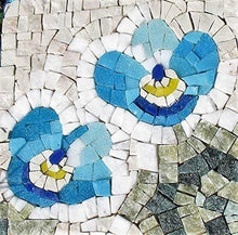 Carica l'immagine nel visualizzatore di Gallery, Occhi della Madonna (Non ti Scordar di me) Fiore - kit mosaico d'Arte 14x14... - Ilgrandebazar