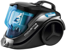 Carica l'immagine nel visualizzatore di Gallery, Rowenta RO3731 Compact Power Cyclonic Classic+, Aspirapolvere a Traino senza Sacco, Tecnologia Ciclonica, Capacità  1.5 L, Blu/Nero 49x29x34cm