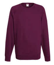 Carica l'immagine nel visualizzatore di Gallery, Fruit of the Loom Raglan Sweatshirt, Felpa Uomo, Nero (Black), Medium - Ilgrandebazar