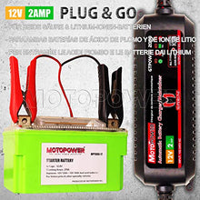 Carica l'immagine nel visualizzatore di Gallery, MOTOPOWER MP00207A Caricabatteria Automatico da 5) - 12V 2Amp [ Advanced ]