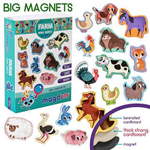 Carica l'immagine nel visualizzatore di Gallery, MAGDUM Calamite Bambini Animali Fattoria – Grandi calamite frigo bambini –... - Ilgrandebazar