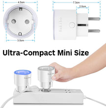 Carica l'immagine nel visualizzatore di Gallery, bakibo Presa Intelligente Wifi Compatibile con Alexa Echo, Google Home, Mini Smart Plug con Luce Notturna, App Controllo Remoto, Temporizzazione, Programma, Monitor Energetico - 2 Pcs