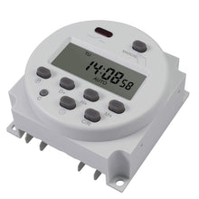 Carica l'immagine nel visualizzatore di Gallery, Neoteck Temporizzatore Interruttore del Rele' DC/AC 12V 16A LCD Digitale...