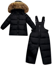 Carica l'immagine nel visualizzatore di Gallery, Zoerea Tuta da Sci per Bambino Unisex Set Tute Completo Neve 2 Pezzi...