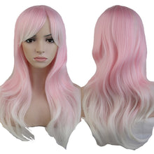 Carica l'immagine nel visualizzatore di Gallery, Parrucca Rosa/Viola Lunga Donna Capelli Lunghi Wig Parrucche Sintetiche per... - Ilgrandebazar