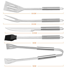 Carica l'immagine nel visualizzatore di Gallery, VPCOK 33 in 1 Attrezzi Barbecues Utensili Barbecue Kit Acciaio inossidabile - Ilgrandebazar