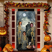 Carica l'immagine nel visualizzatore di Gallery, Sfondo di Halloween Scheletro Cranio Fotografia Tema Halloween...