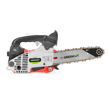 Carica l'immagine nel visualizzatore di Gallery, Greencut GS2500 Motosega a Scoppio Benzina 25,4cc-1,4cv-Spada 25 cc, Grigio - Ilgrandebazar