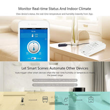 Carica l'immagine nel visualizzatore di Gallery, SONOFF TH16+Sensor Si7021, 15A Interruttore Intelligente TH16+Si7021, Bianco - Ilgrandebazar