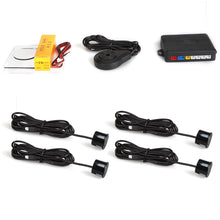 Carica l'immagine nel visualizzatore di Gallery, CAR ROVER Auto inversione di Sostegno Sensore Parcheggio Kit 4 Nero - Ilgrandebazar