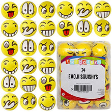 Carica l'immagine nel visualizzatore di Gallery, 24 palline antistress con faccina emoji. per alleviare lo stress, allenare... - Ilgrandebazar