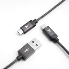 Carica l'immagine nel visualizzatore di Gallery, Cavo Micro USB [ 1M - 2Pezzi ] Rampow - 2 Pezzi, Grigio siderale - Ilgrandebazar