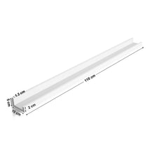 Carica l'immagine nel visualizzatore di Gallery, SONGMICS Mensole a Muro di Legno per Cornici e Libri, Ripiani 110 cm, Bianco - Ilgrandebazar