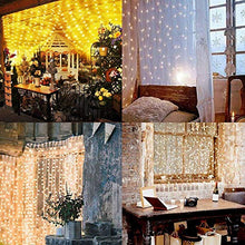 Carica l'immagine nel visualizzatore di Gallery, Tenda Luminosa, Hezbjiti Luce Stringa 600 Leds &amp; Adattatore Spina Uk-eu