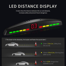 Carica l'immagine nel visualizzatore di Gallery, KOYOSO Sensori Di Parcheggio Auto, Posteriore Kit LED Display Nero - Ilgrandebazar