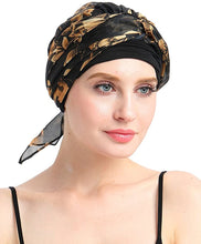 Carica l'immagine nel visualizzatore di Gallery, FocusCare la chemioterapia per il cancro cancro copricapo femminile turbante turbante scarfs pac Autumn Day