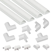 Carica l'immagine nel visualizzatore di Gallery, D-Line 3015KIT001 | Nascondi Cavi | Canaline Mini (30x15mm), Bianco - Ilgrandebazar