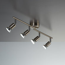 Carica l'immagine nel visualizzatore di Gallery, Faretti LED da soffitto orientabili I plafoniera moderna Nickel - Ilgrandebazar