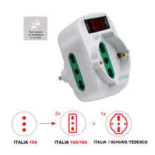 Carica l'immagine nel visualizzatore di Gallery, EXTRASTAR Adattatore Multipresa 3 prese -Adattatore rotante, Bianco - Ilgrandebazar