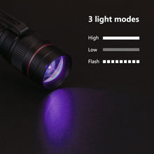 Carica l'immagine nel visualizzatore di Gallery, Eletorot Torcia UV LED Lampada 395 NM Ultravioletti Blacklight mano 1 Pc - Ilgrandebazar
