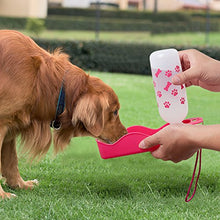 Carica l'immagine nel visualizzatore di Gallery, Anpetbest Dispenser d'Acqua per Cani distributore acqua 11 oz(325ML), Rosa