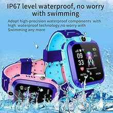 Carica l'immagine nel visualizzatore di Gallery, Smart Watch per bambini, Q12 Touch Smartwatch per ragazzi e ragazze, con fotocamera, supporto di posizionamento preciso, monitoraggio di attività in standby lungo con frequenza cardiaca, orologio