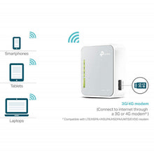Carica l'immagine nel visualizzatore di Gallery, TP-Link TL-MR3020 Router Portatile N150+3G/4G+1 Porta Fast Ethernet, Bianco - Ilgrandebazar