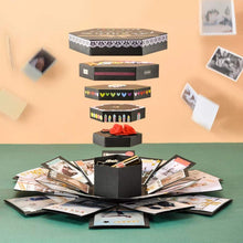 Carica l'immagine nel visualizzatore di Gallery, LEADSTAR Esplosione Box, Explosion Box Scrapbook Creative DIY Photo Nero - Ilgrandebazar