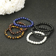 Carica l'immagine nel visualizzatore di Gallery, BESTEEL Gioielli 6PCS Pietra Naturale Bracciali per Uomo Donna Braccialetto... - Ilgrandebazar