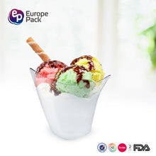 Carica l'immagine nel visualizzatore di Gallery, Coppette da dessert usa e getta 113 ml, dall'elegante forma squadrata;... - Ilgrandebazar
