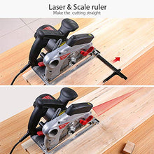 Carica l'immagine nel visualizzatore di Gallery, Sega Circolare, Meterk Circolare (1500W 4700 RPM), Taglio 65mm (90º),... - Ilgrandebazar