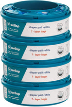 Carica l'immagine nel visualizzatore di Gallery, Ricarica compatibile con Tec e Twist &amp; Click, con trattamento antiodore EVOH (4 Pezzi) 4 Unità