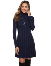 Carica l'immagine nel visualizzatore di Gallery, Hawiton Donna Abito in Maglia Girocollo Eleganti Maglione Manica Lunga... - Ilgrandebazar