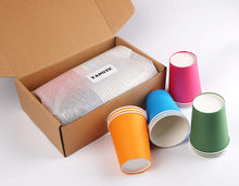 Carica l'immagine nel visualizzatore di Gallery, Bicchieri di carta usa e getta per feste, 255 ml, 9 Ounce, Colour - Ilgrandebazar