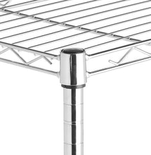 Carica l'immagine nel visualizzatore di Gallery, AmazonBasics - Scaffalatura a 5 ripiani, su rotelle, Cromo - Ilgrandebazar