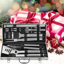 Carica l'immagine nel visualizzatore di Gallery, Romanticist 18 PC Kit Barbecue in Acciaio Inox - 43 x 7.75 x 17.25cm - Ilgrandebazar