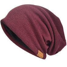 Carica l'immagine nel visualizzatore di Gallery, VECRY Uomo Berretti in Maglia Cappellini Skull Cotton Slouch Beanie...