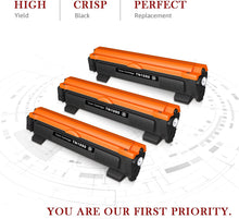 Carica l'immagine nel visualizzatore di Gallery, Toner Kingdom - 3 Cartucce Toner Compatibili per Brother TN1050 Sostituzione TN-1050 per Brother HL-1112 HL-1110 HL-1210W HL-1212W DCP-1510 DCP-1610W DCP-1612W DCP-1512 MFC-1810 MFC-1910W (3 nero) TN1050 3B