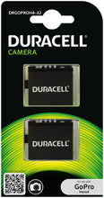 Carica l'immagine nel visualizzatore di Gallery, Duracell DRGOPROH4-X2 Batteria per GoPro Hero 4 AHDBT-401, 2 Pezzi, Nero - Ilgrandebazar