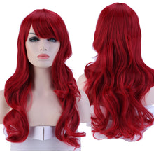 Carica l'immagine nel visualizzatore di Gallery, Parrucca Rosa/Viola Lunga Donna Capelli Lunghi Wig Parrucche Sintetiche per... - Ilgrandebazar